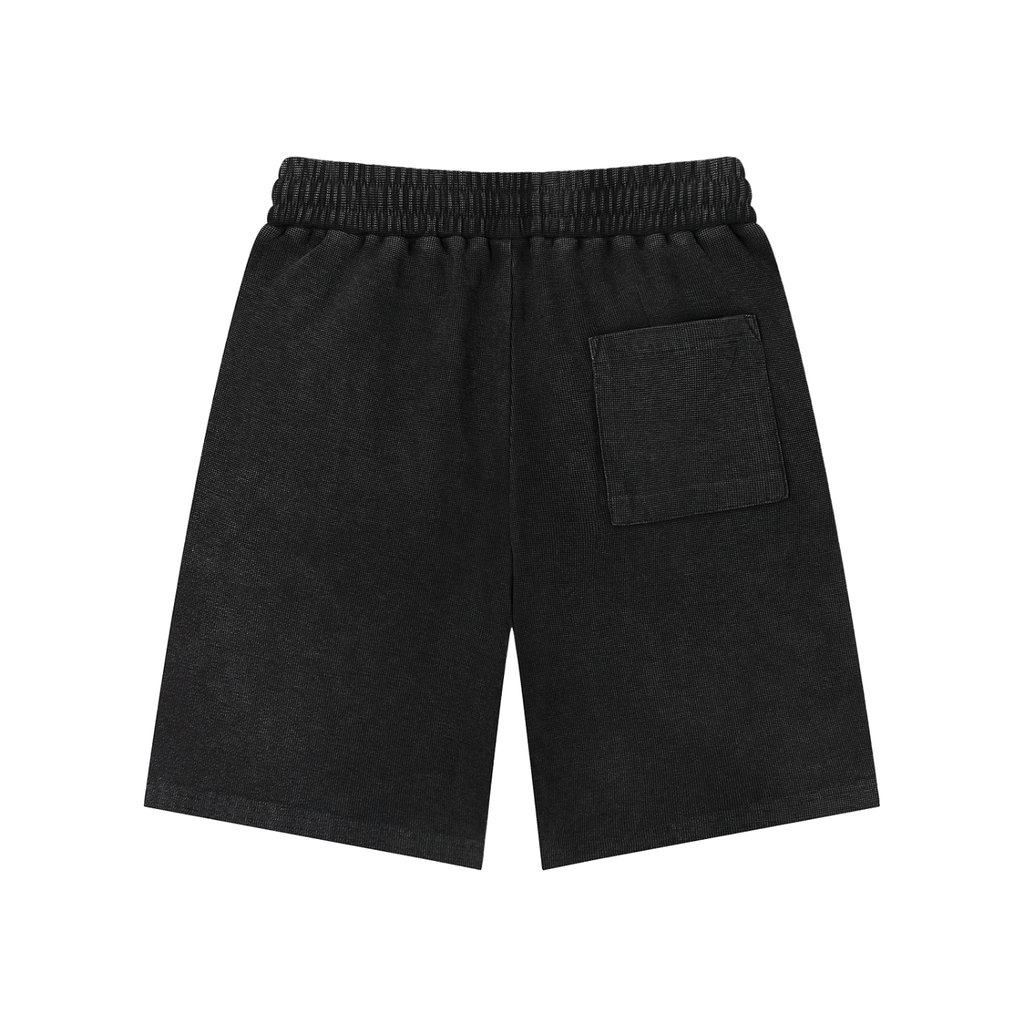 M2M Mineral Wash Waffle Knit Shorts
