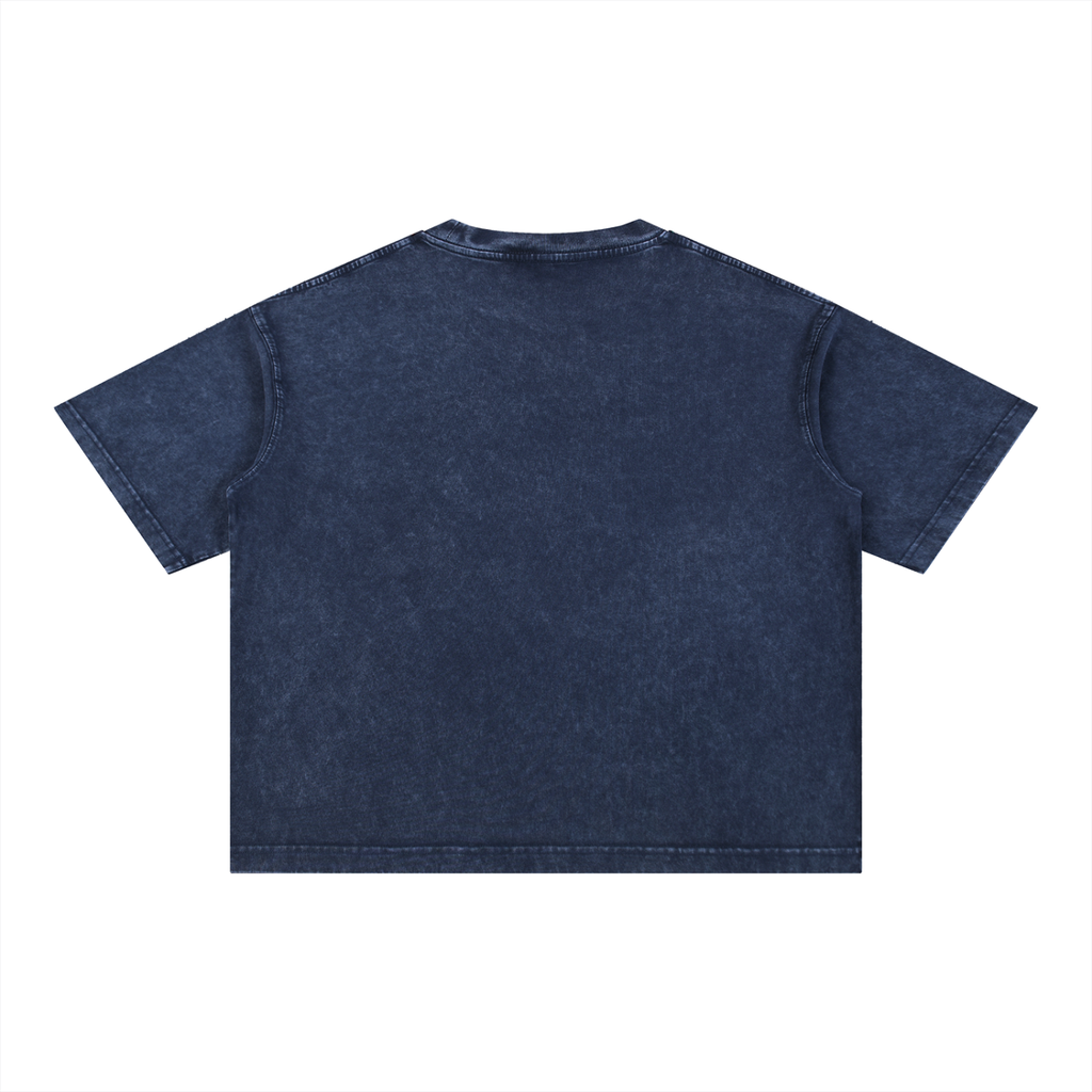 M2M Mineral Wash Boxy Cotton T-Shirt