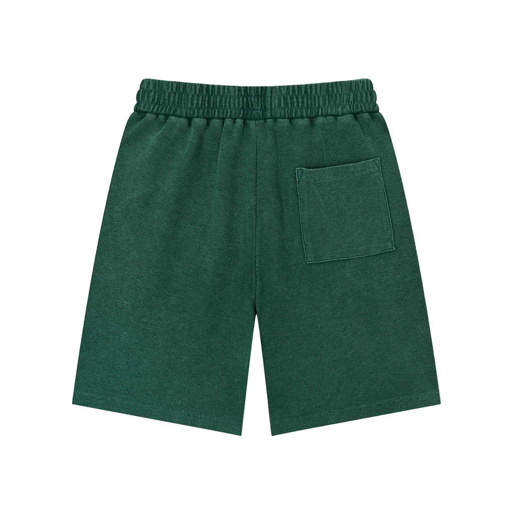 M2M Mineral Wash Waffle Knit Shorts
