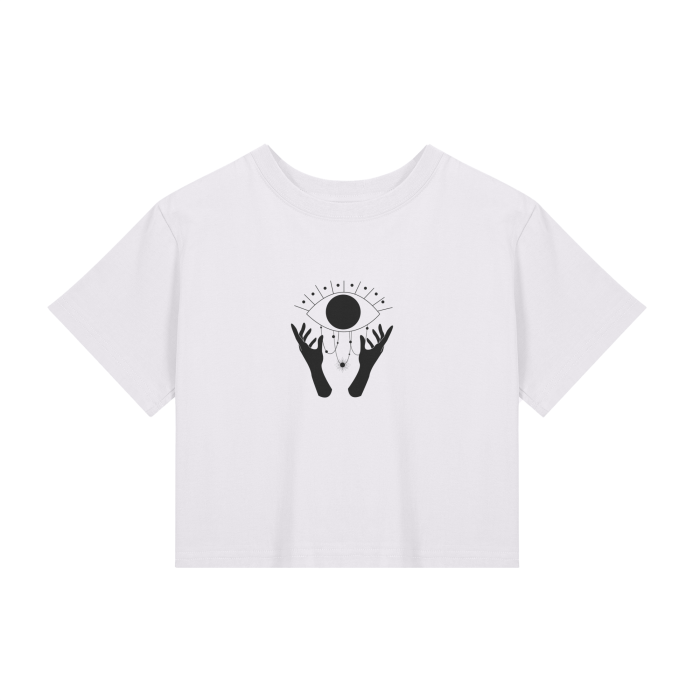 G..O.A.T CROPPED T-SHIRT - 200 GSM