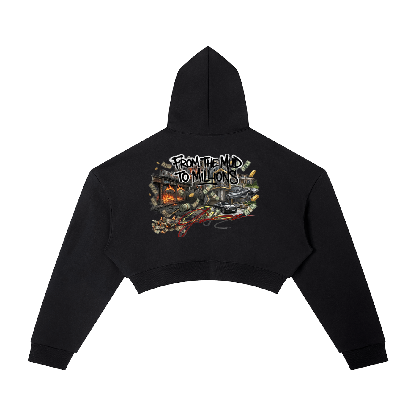 M2M Essential Cropped Hoodie