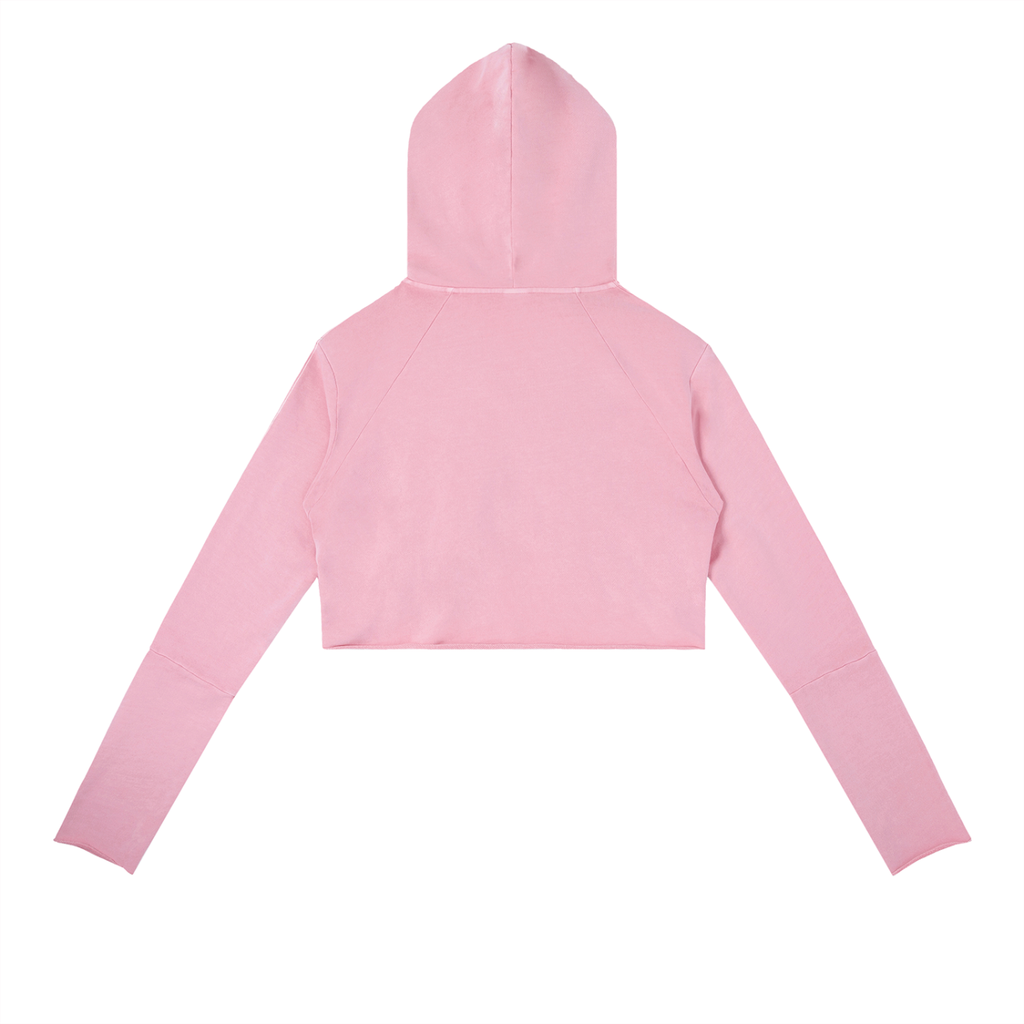 8888 Vintage Washed Raw Edge Hoodie