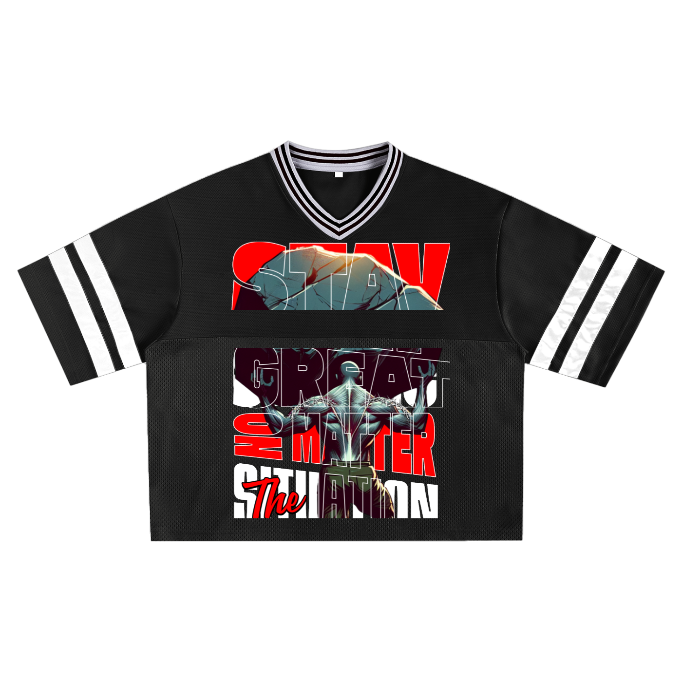 SGNMTS Taped Mesh Boxy T-shirt