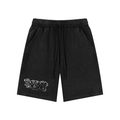 M2M Mineral Wash Waffle Knit Shorts