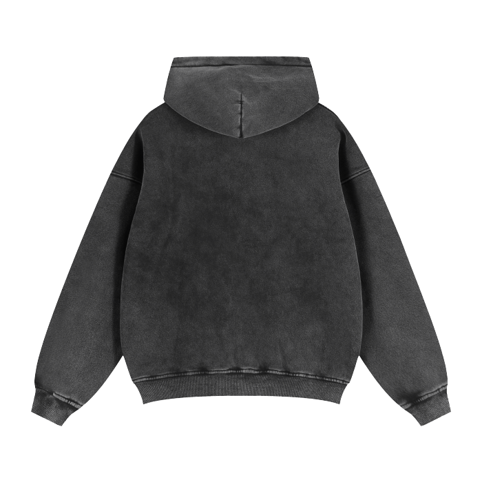 GOATED Zip-Through Boxy Hoodie #RU0074