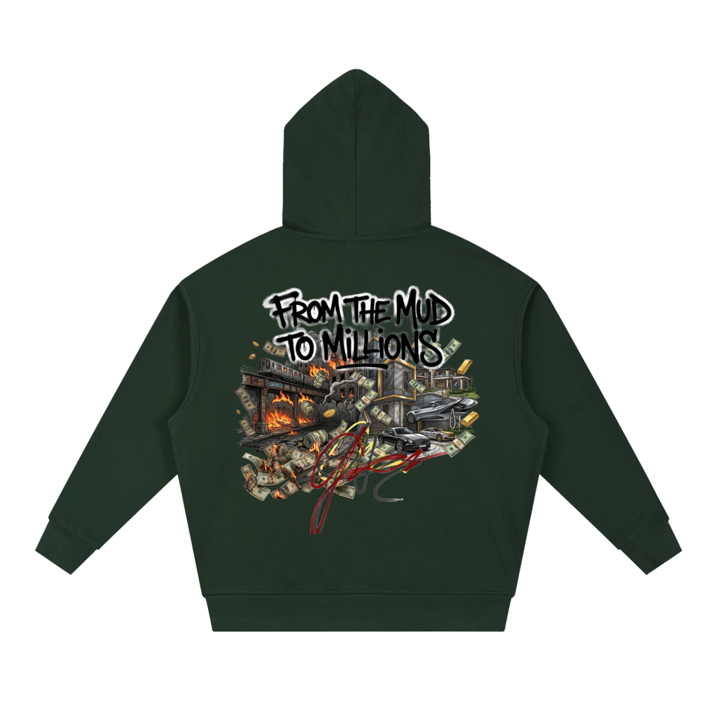 M2M Essential Boxy Heavyweight Drop-Shoulder Hoodie