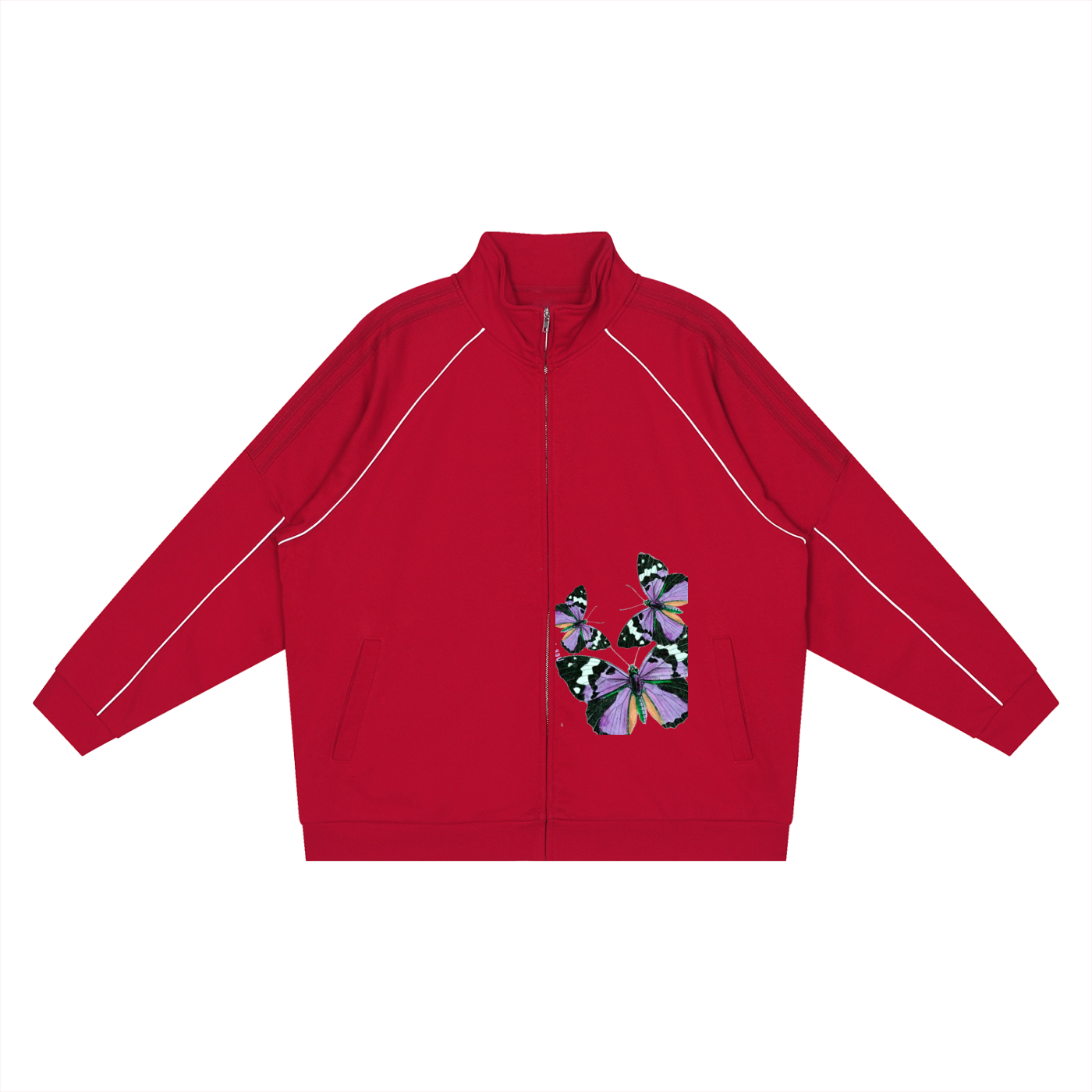 GTS Reflection Striped Raglan Sleeve  Jacket