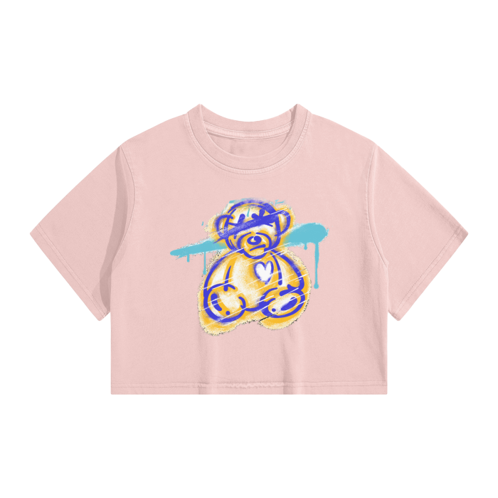 G.O.A.T WASHED CROPPED TOP