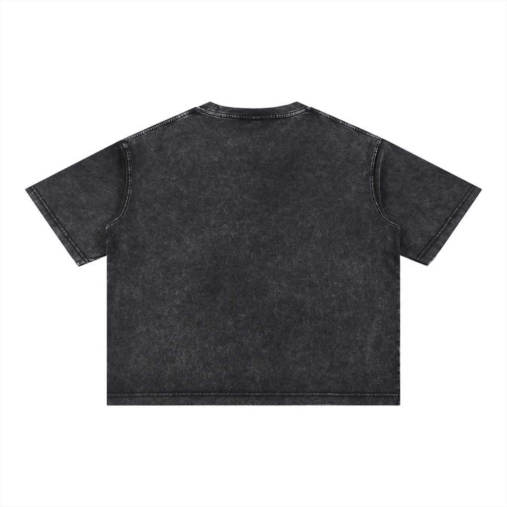 M2M Mineral Wash Boxy Cotton T-Shirt