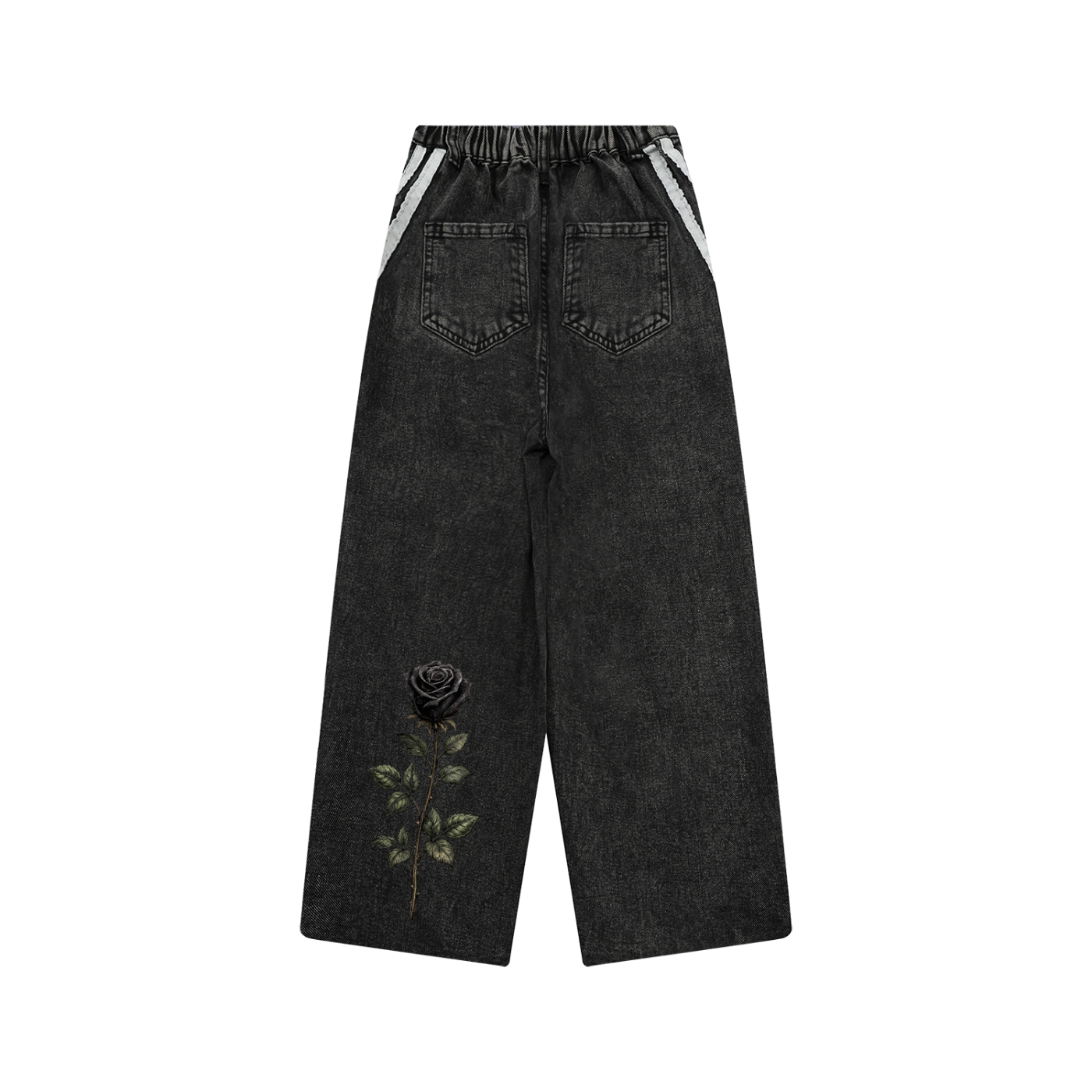 M2M Kid’s Vintage Wash Side Stripe Jeans
