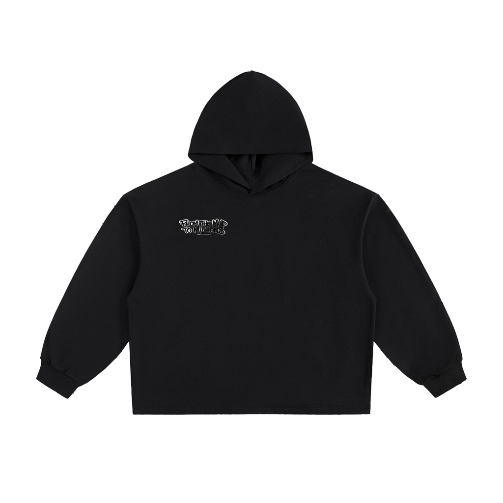 M2M Essential Heavyweight Oversized Drawstring Hem Hoodie