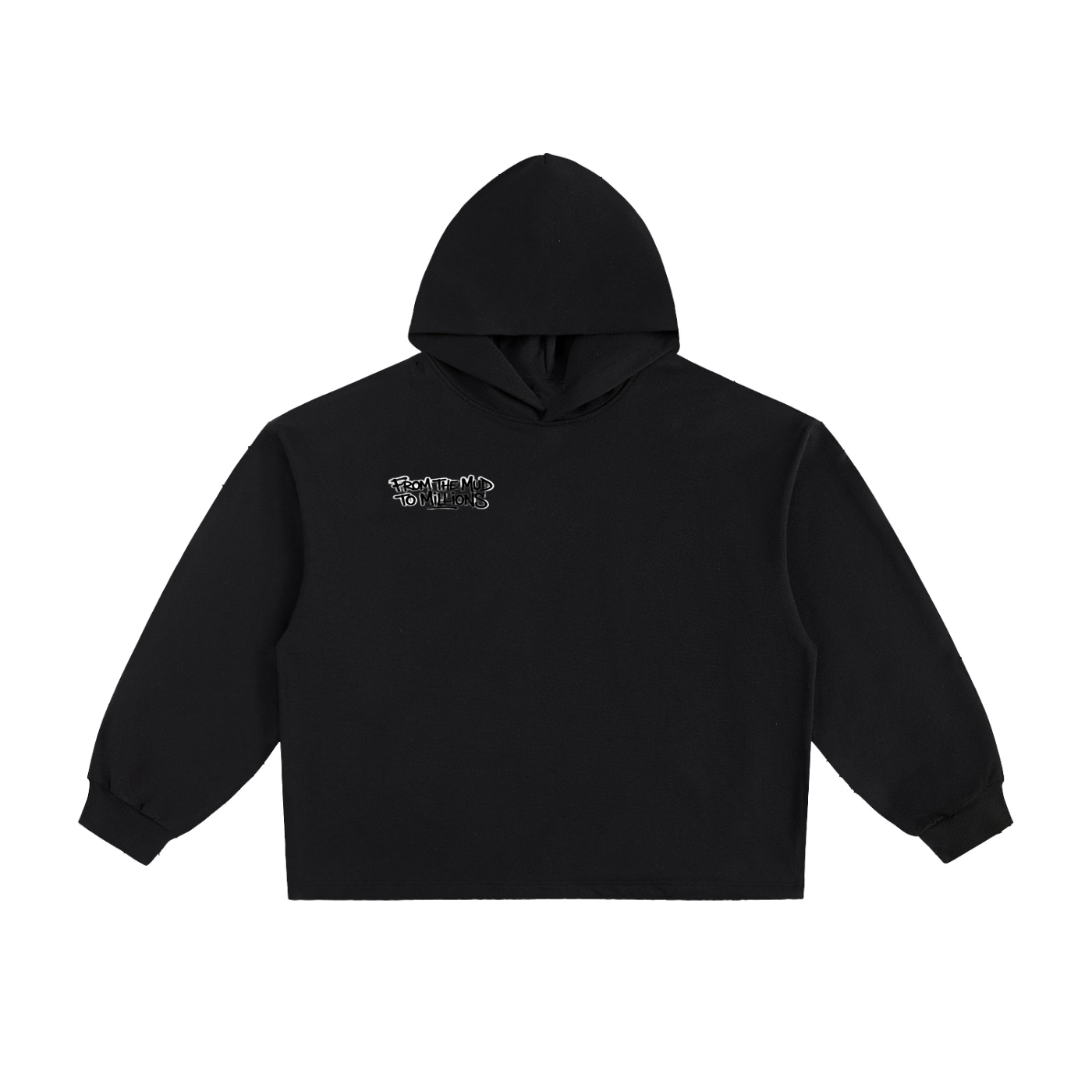M2M Essential Heavyweight Oversized Drawstring Hem Hoodie