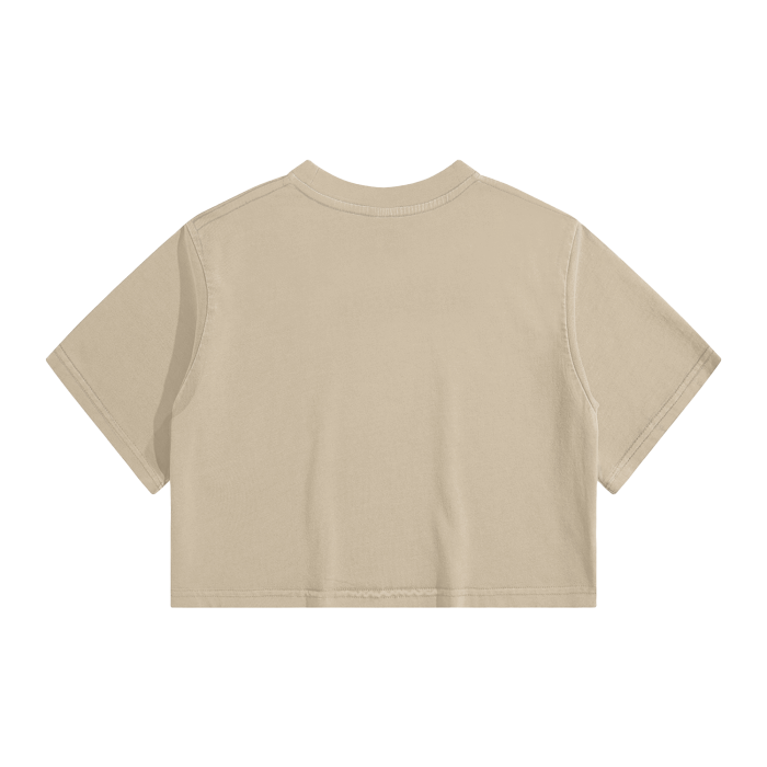 G.O.A.T WASHED CROPPED TOP