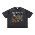 M2M Mineral Wash Boxy Cotton T-Shirt