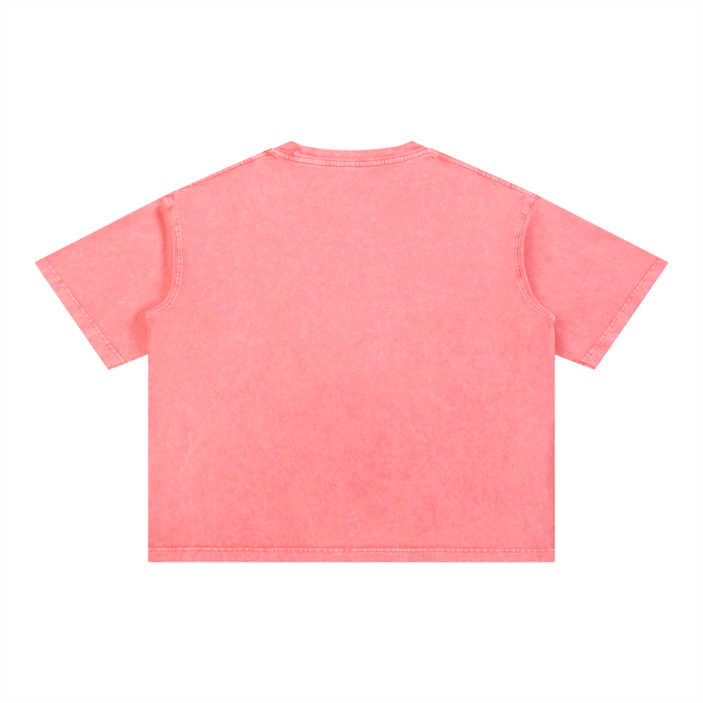 M2M Mineral Wash Boxy Cotton T-Shirt