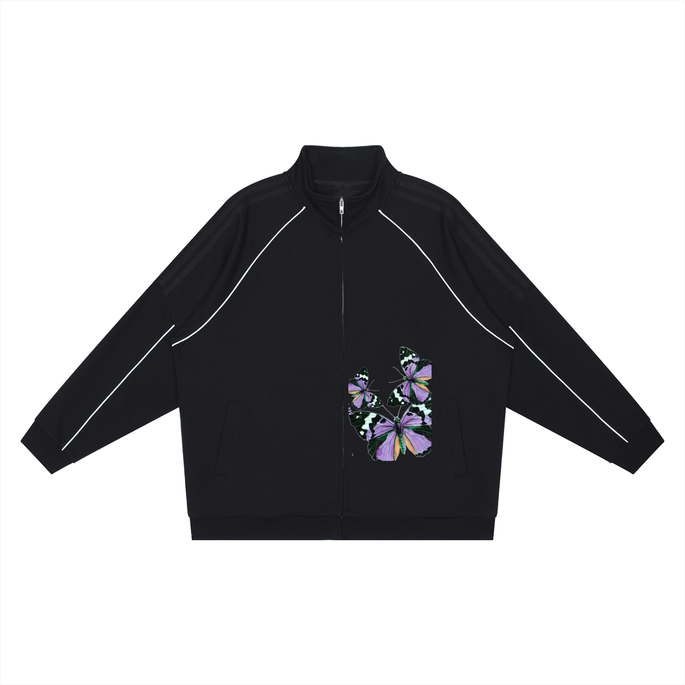 GTS Reflection Striped Raglan Sleeve  Jacket