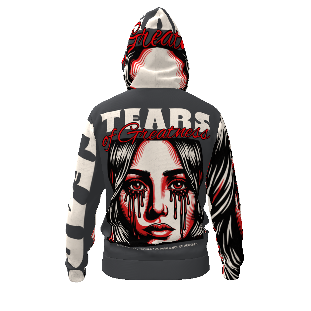 Tears Of Greatness Men's Zip Hoodie