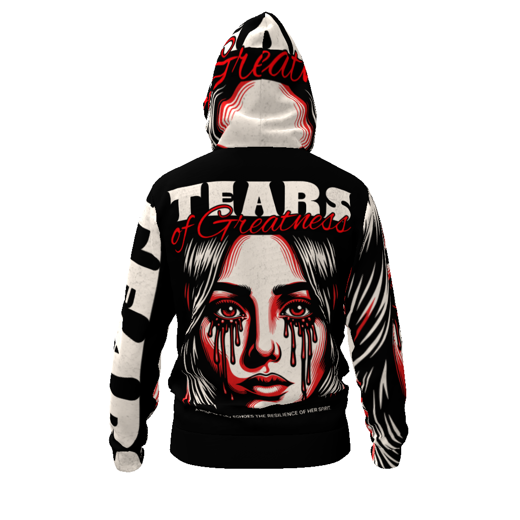 Tears Of Greatness Men's Zip Hoodie