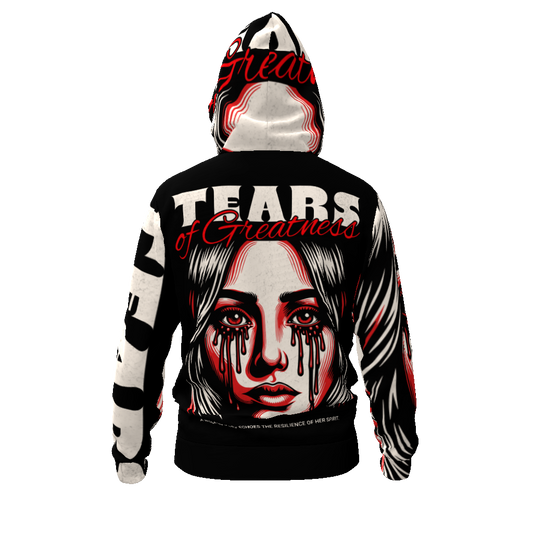 Tears Of Greatness Men's Zip Hoodie