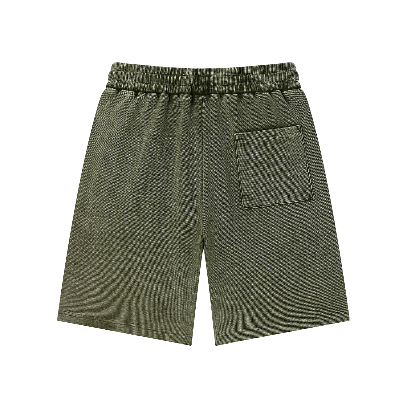 M2M Mineral Wash Waffle Knit Shorts