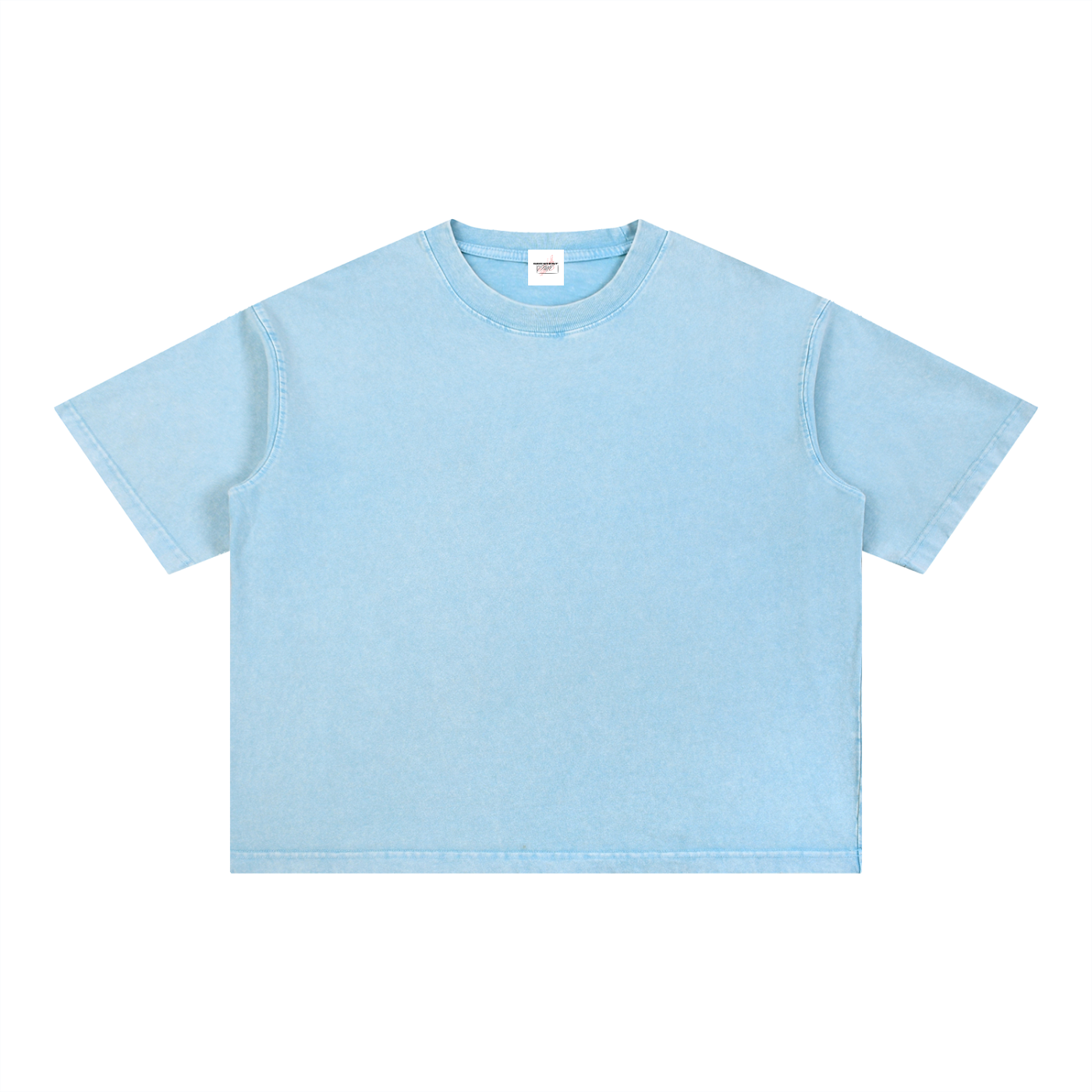 M2M Mineral Wash Boxy Cotton T-Shirt