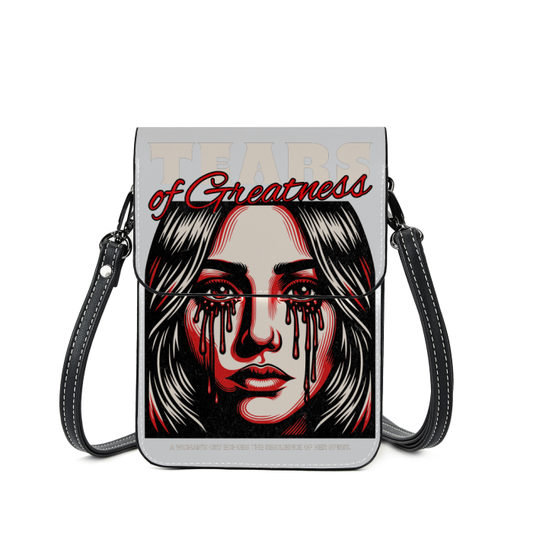 Tears Of Greatness Leather crossbody Bag