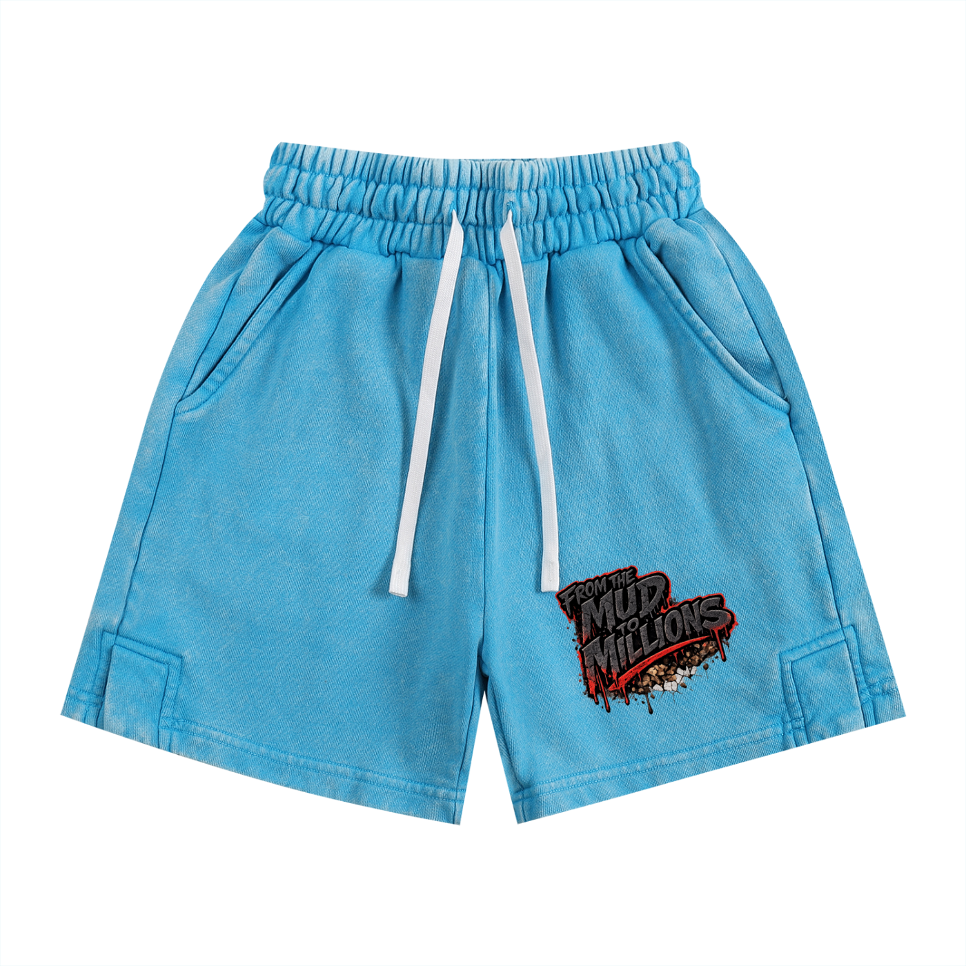 M2M Snow Washed Kids' Shorts