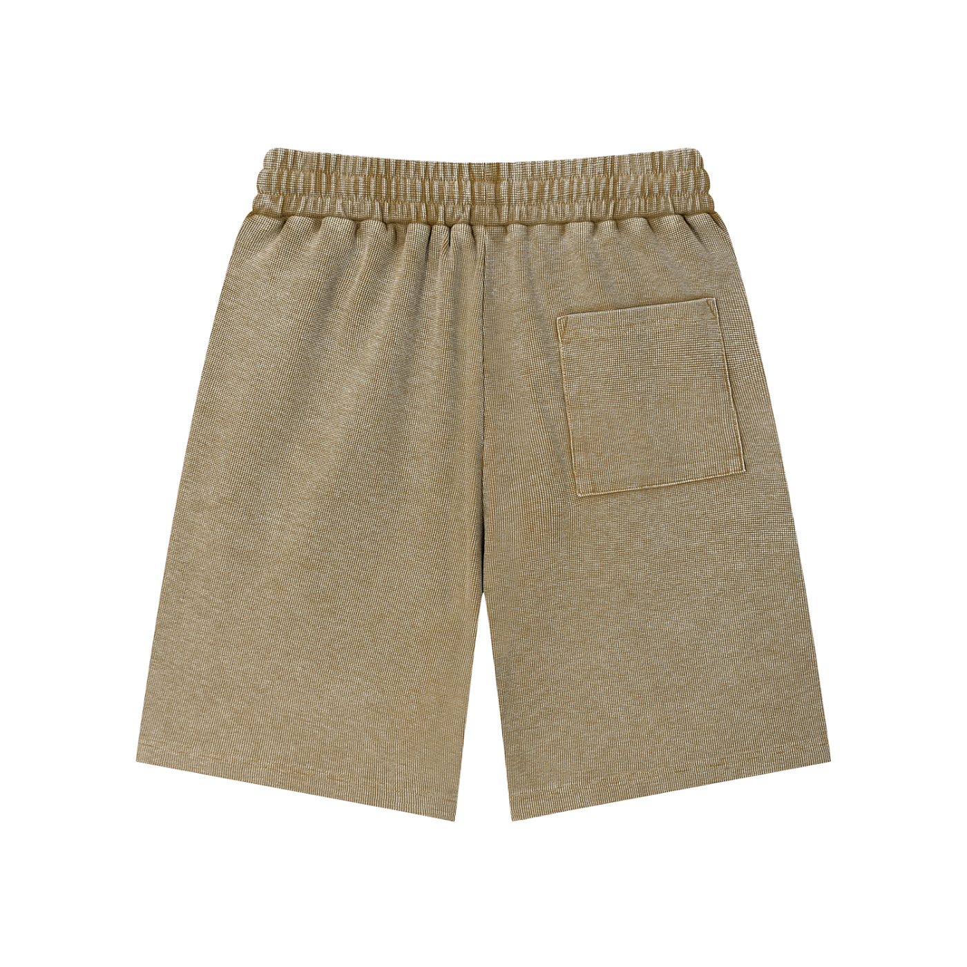 M2M Mineral Wash Waffle Knit Shorts