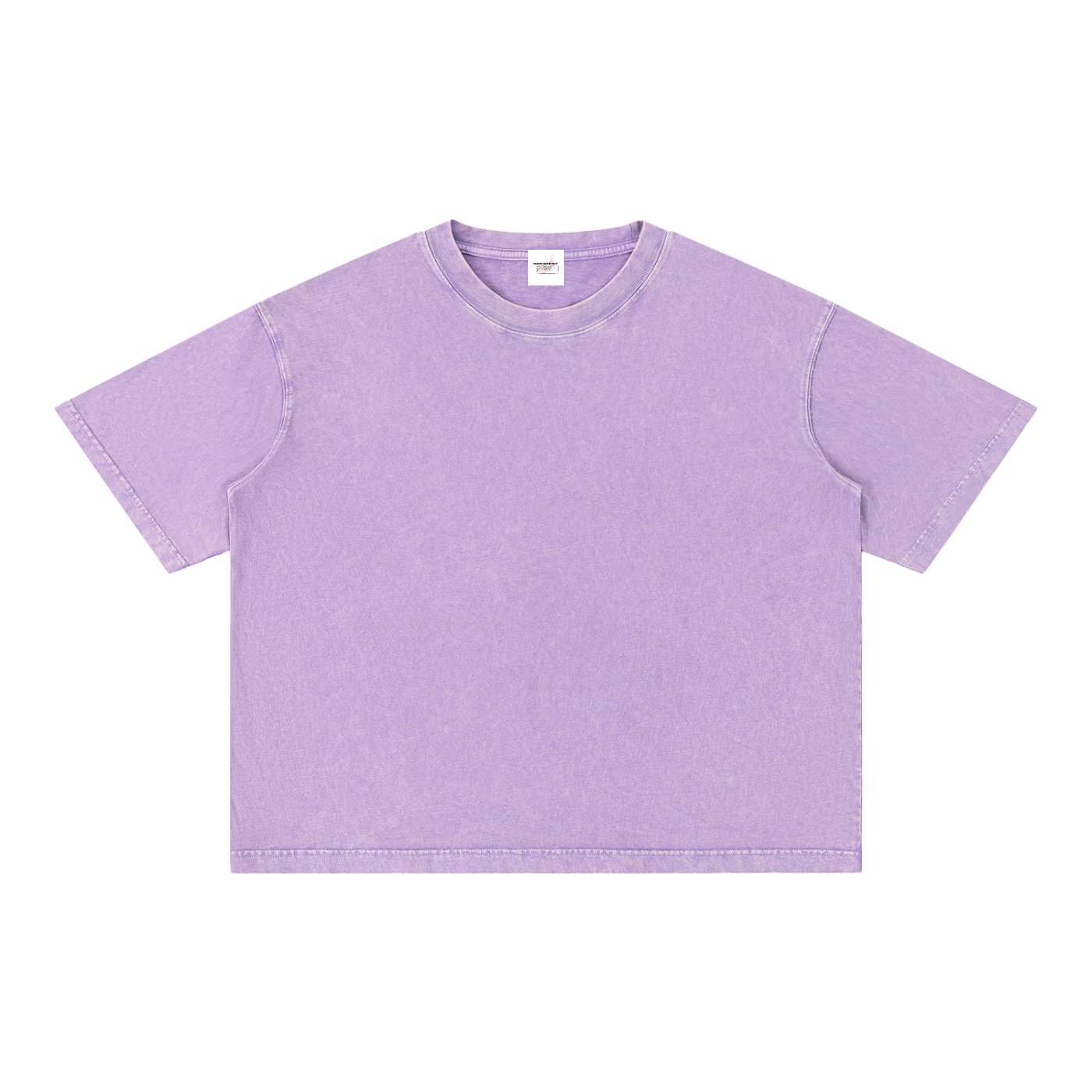 M2M Mineral Wash Boxy Cotton T-Shirt