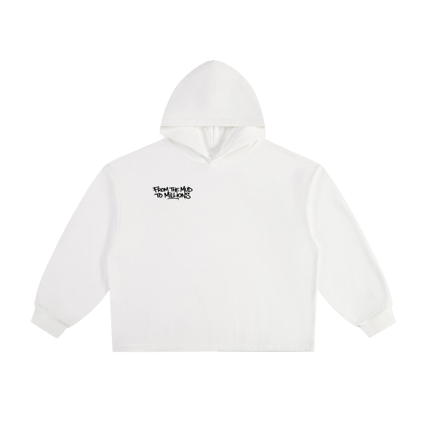 M2M Essential Heavyweight Oversized Drawstring Hem Hoodie