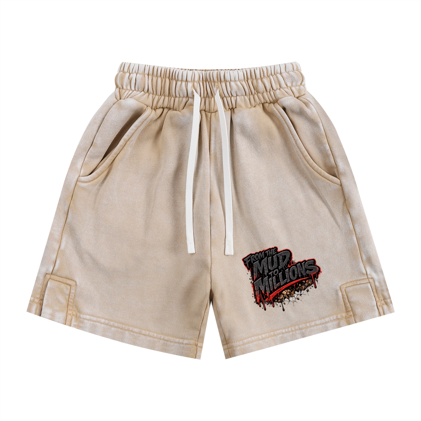 M2M Snow Washed Kids' Shorts